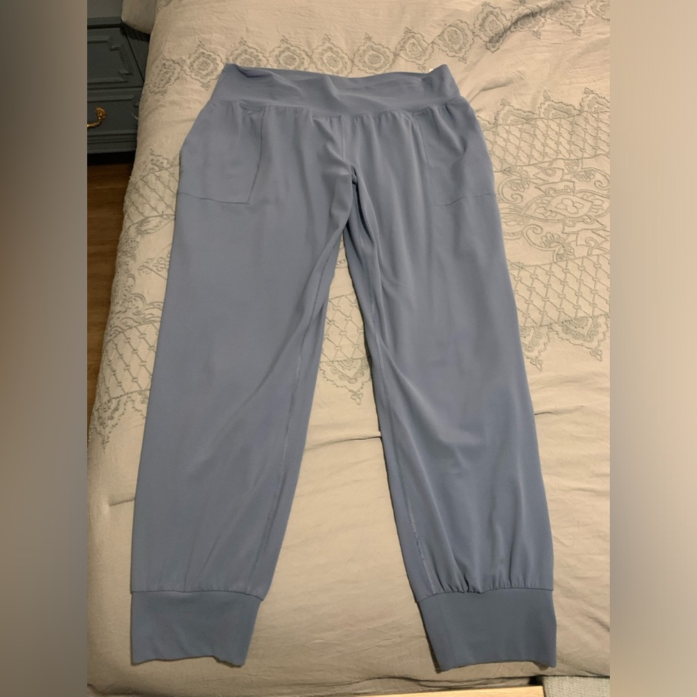 Light blue Athleta joggers, size XL